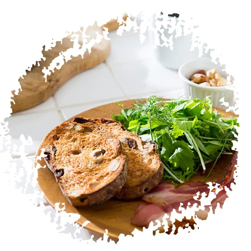 カフェ風ブランチに