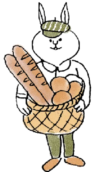 パン屋のウサギ