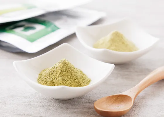 茗荷会の野菜パウダー・お茶